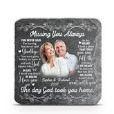 Memorial Poem Stone For Loss Of Loved One, Bereavement Poem, In Loving Memory Stone, Missing You Always, Memorial Photo Gift