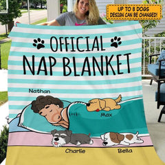 Official Nap Blanket Dog, Cat Personalized Blanket BK-GH01
