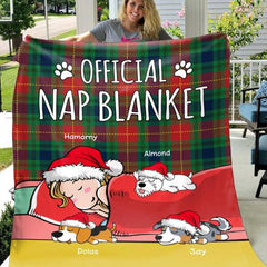 Official Sleep Blanket Personalized Christmas Blanket B-NN475