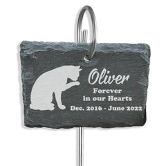 In Loving Memory Cat Pet - Personalized Memorial Stone