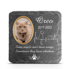 Some Angels Don't have Wings, Cat Memorial - Personalized Memorial Stone
